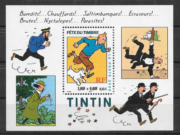Filatelia Día del sello Francia 2000