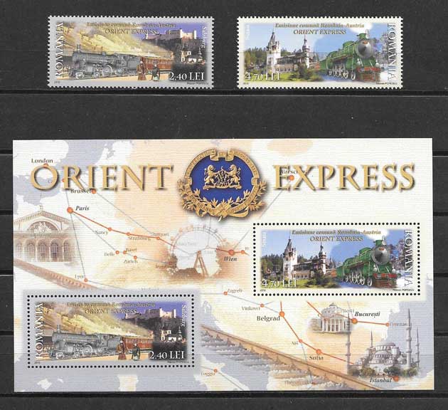 Colección sellos Emisión Conjunta con Austria