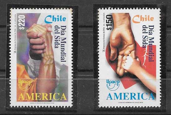 Sellos UPAEP Chile 2000