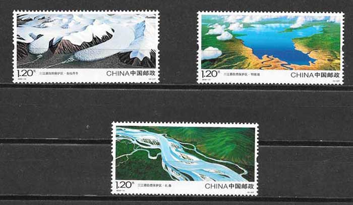 China Stamp Collection Natural Reserva 2009