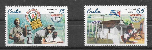  Colección sellos UPAEP Cuba 2002