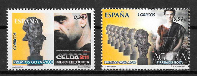 sellos cine España 2010